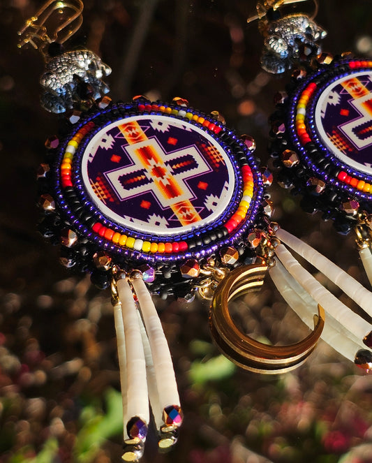 Buffalo Dentalium Fire Colorsπ₯