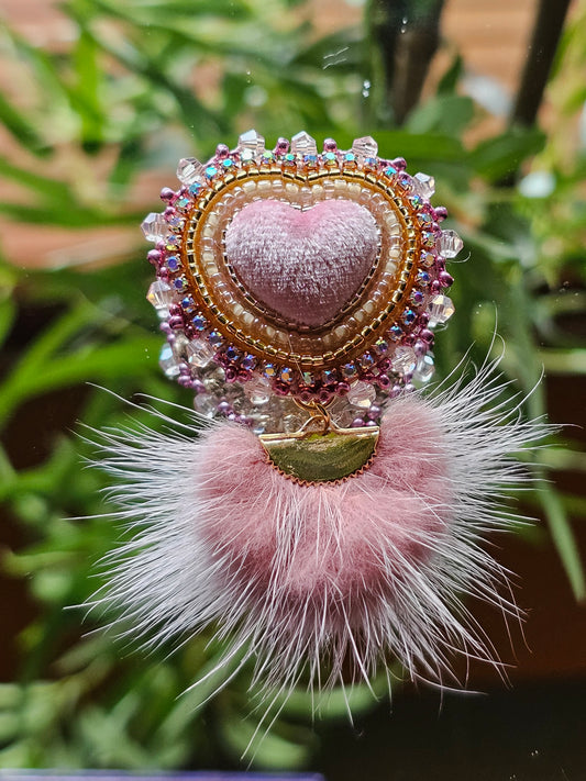 Pink Fur Hearts 💕