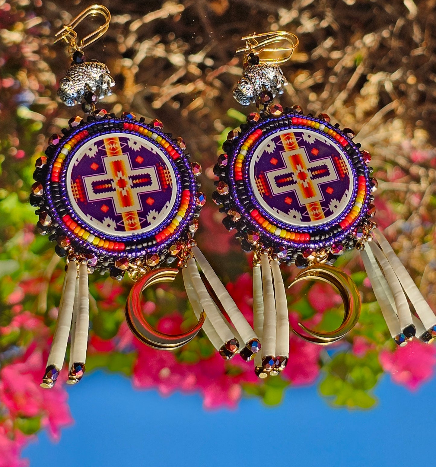 Buffalo Dentalium Fire Colors🔥